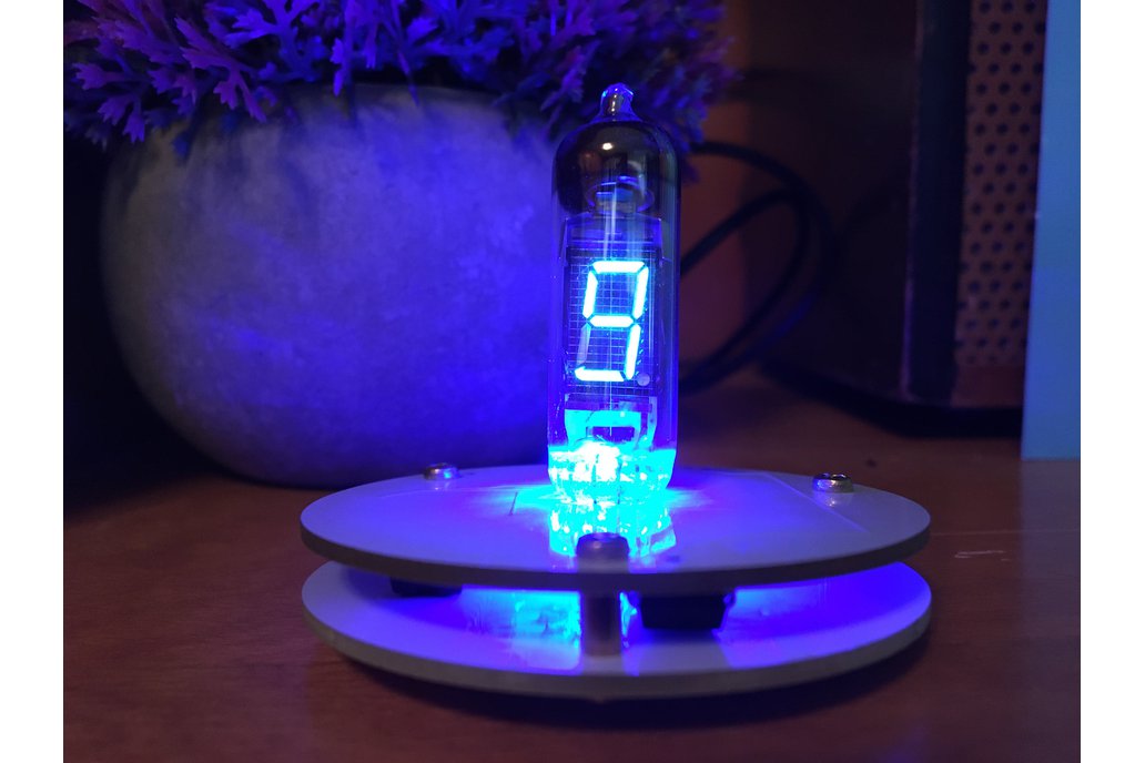 VFD Vacuum Fluorescent Clock One Digit IV-6 Tube 1