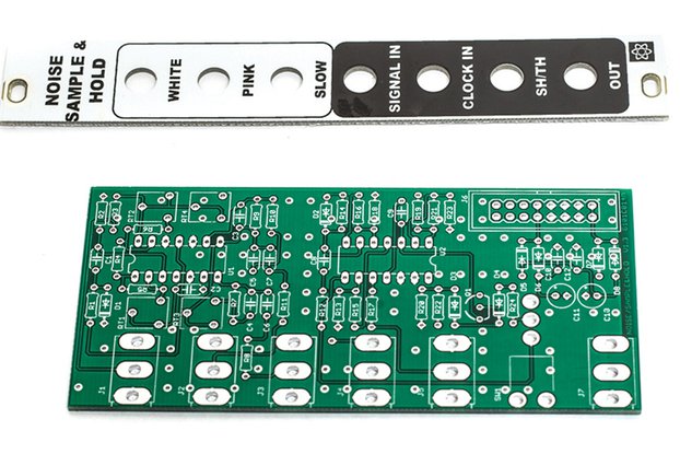 MST Noise, Sample & Hold Eurorack PCB and Panel