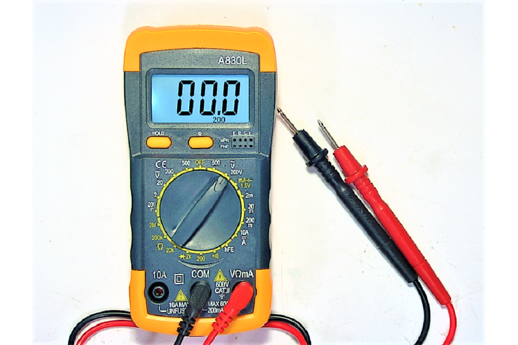 Multi-Meter with Light and Continuity Tester 1