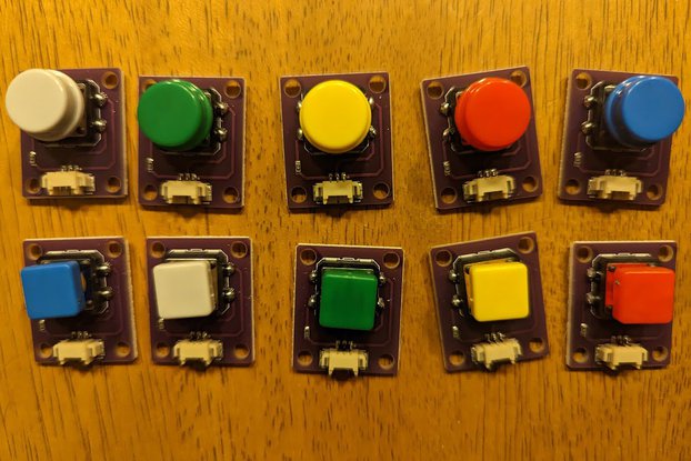 Tactile push boards with picoblade connector