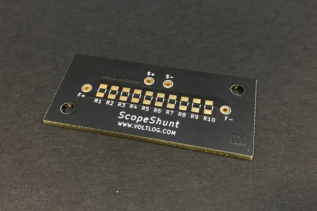 ScopeShunt PCB  Current Measurement Resistor Shunt