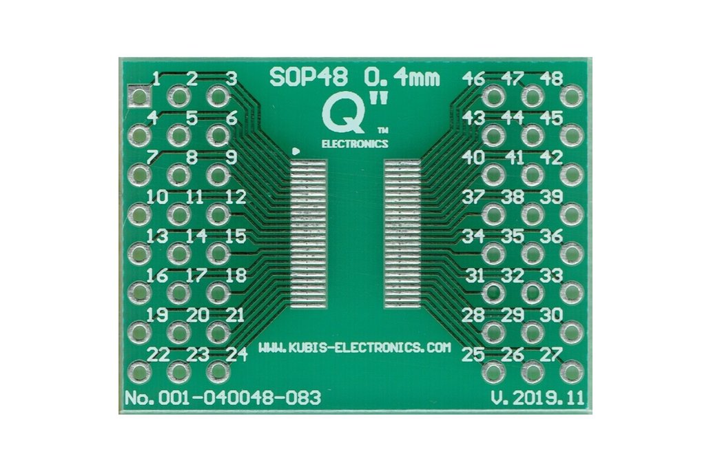 TVSOP48,BQSOP48,QVSOP48 0.40mm(0.016") to 2xIDC3x8 1