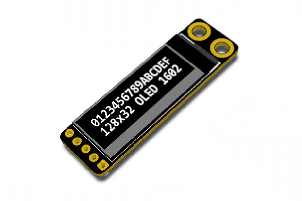  I2C / UART 3.3~5V OLED 1602 Display Module for arduino (include graphics acceleration engine)