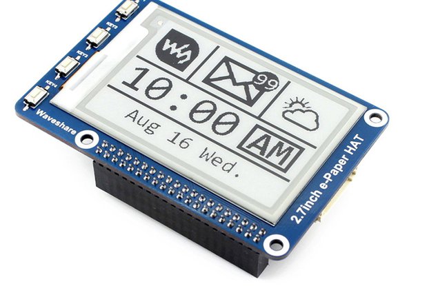 2.7" E-Ink Display HAT for Pi & Jetson