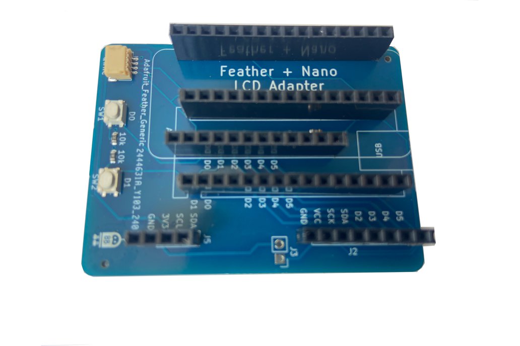 Feather + Nano adapter board 1