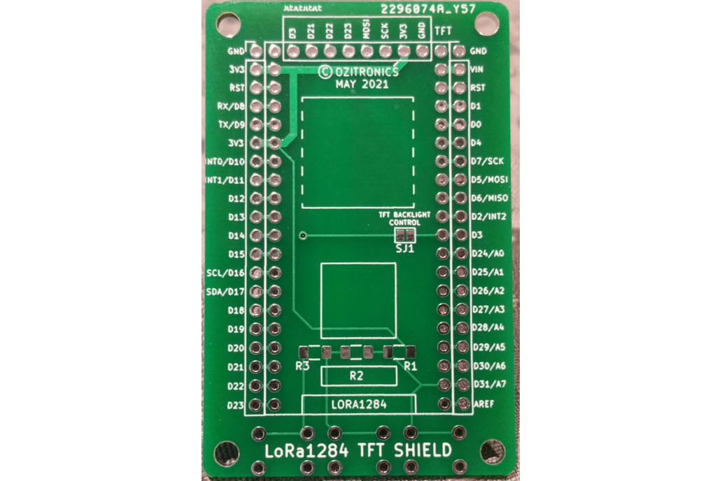 LoRa1284 TFT Shield 1