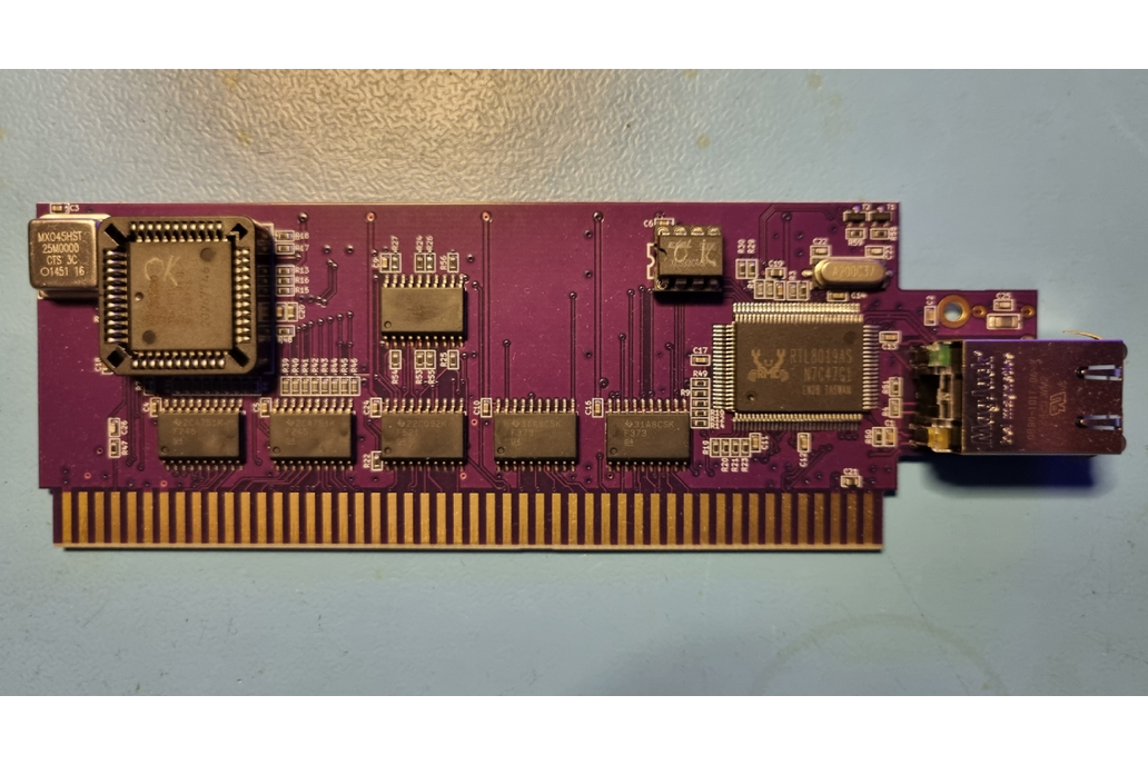 Assembled Slim Zorro II AMIGA Compatible NIC 1