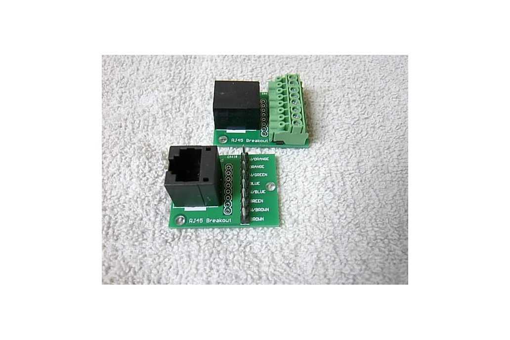 RJ45 HORIZONTAL breakout w/removable term block 1