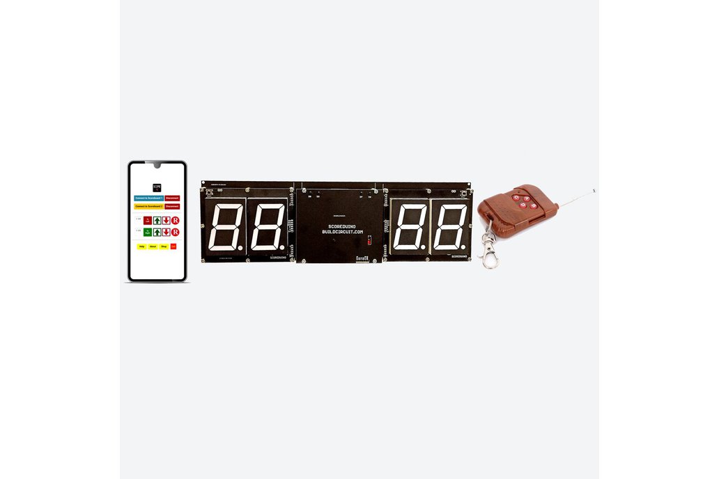 Digital Soccer Scoreboard with 2.3" displays 1