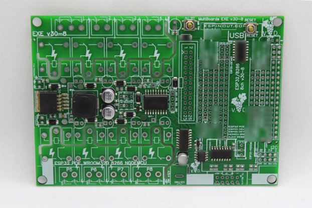 OCTAVE PCB for 8 Types ESP32 ESP8266