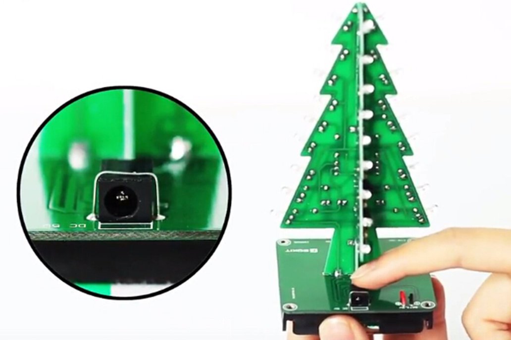 Diy 3d Xmas Tree 7 Color Flash Led Kits 7213 From Icstation On Tindie