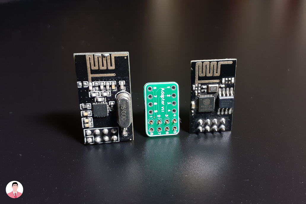 8 Pin module adapter for Breadboard 1