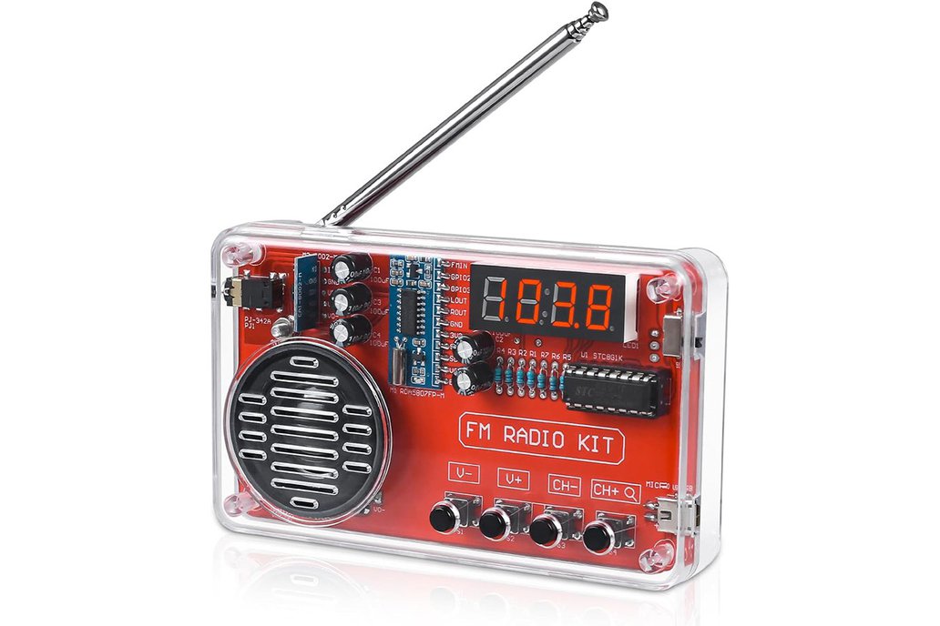 FM 87-108MHz Radio DIY Soldering Practice Kit 1
