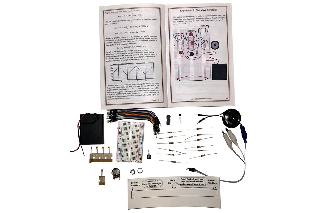 Analog-IC audio breadboard learning kit 1