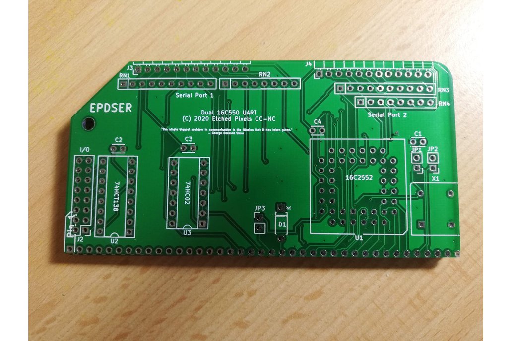 16C2552 dual UART for RC2014™ PCB only 1