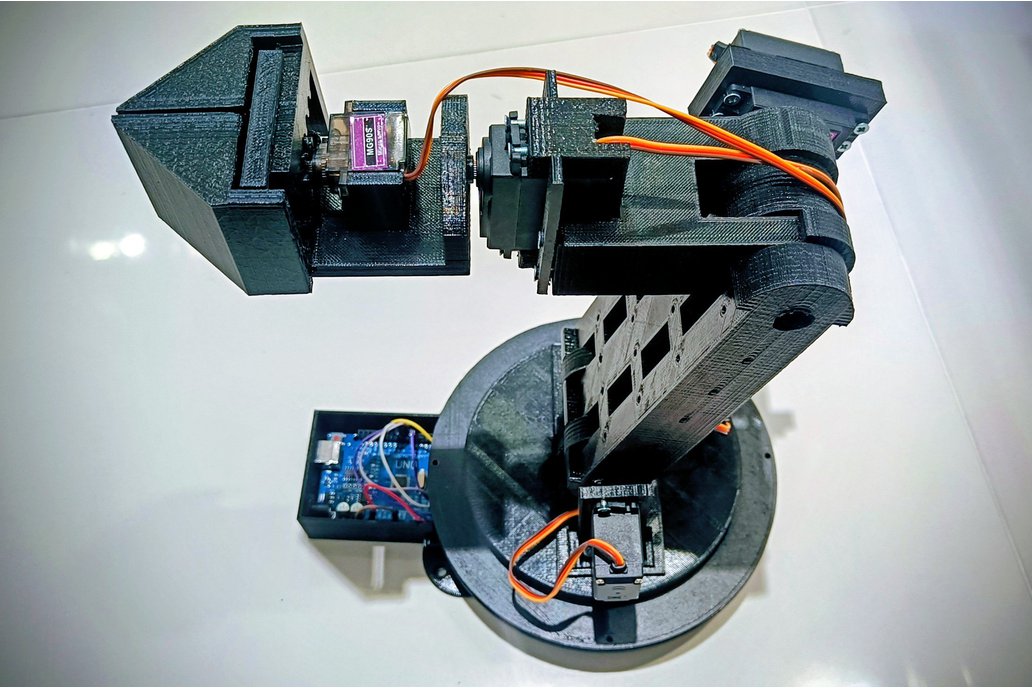 4 DOF Arduino Robotic Arm Kit – for learning progr 1