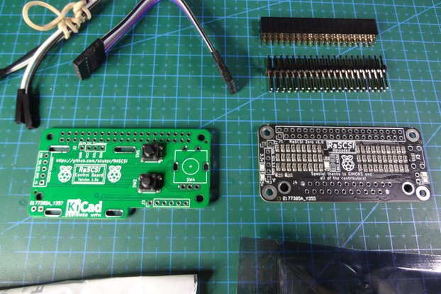 PiSCSI Zero V1.0 with PiScsI OLED control bd kit
