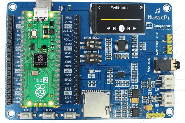 MusicPi Audio Expansion Board with Pi Pico 2