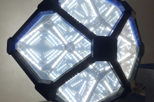 Rhombic Dodecahedron Infinity Mirror-Customizable