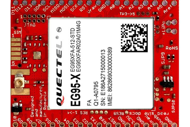 xyz-mIoT w. EG95A (ARM0 shield + 4G 3G modem )