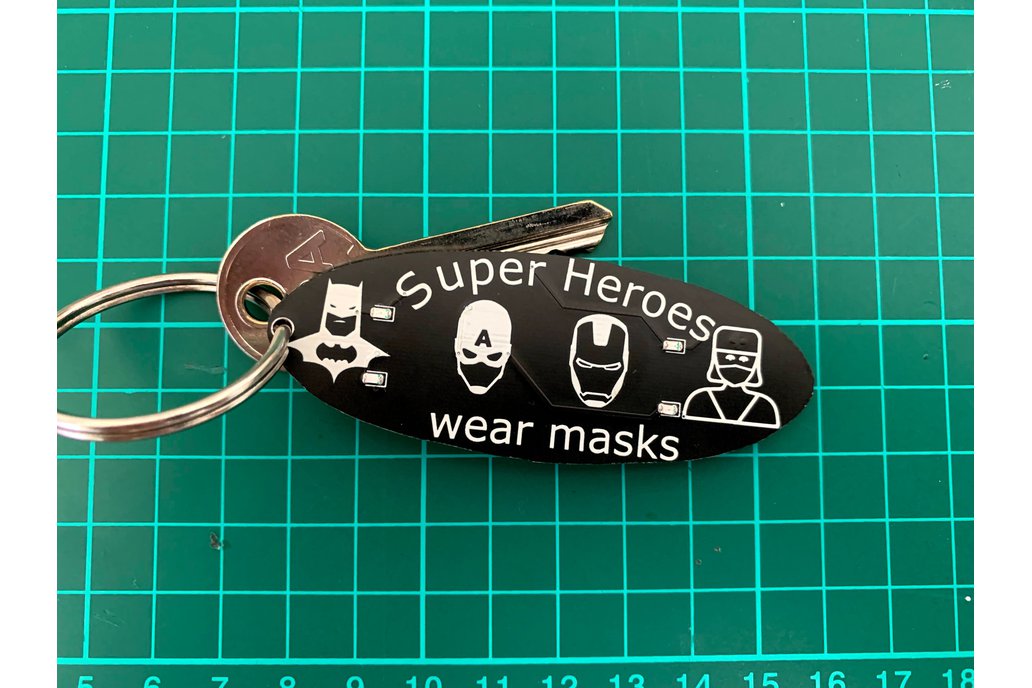Superheroes 🦸‍♀️ Wear Masks programmable keychain 1