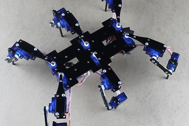 18DOF Hexapod 4 RC Mini Spider Robot Frame