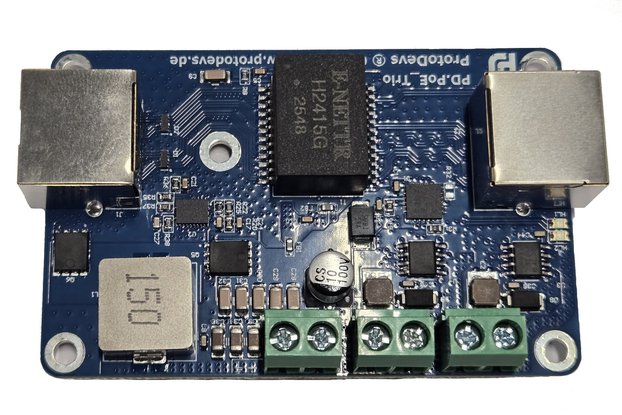 Industrial 75W 1G PoE splitter(12V, 5V, 3.3V outs)