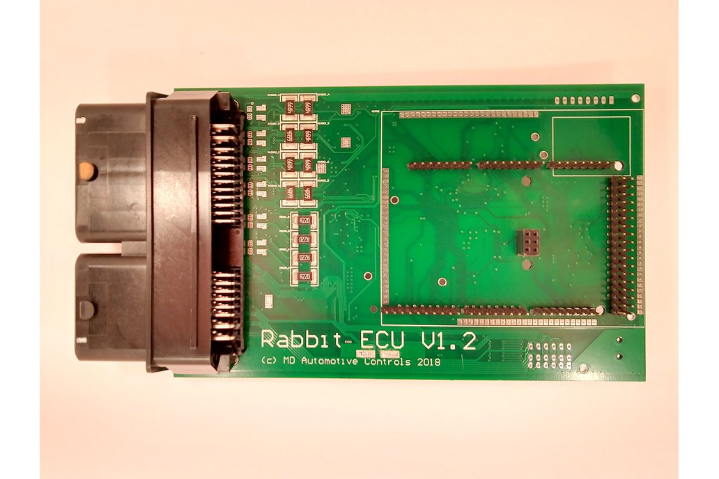 Rabbit ECU V1.2 Populated PCB with Arduino Sockets 1