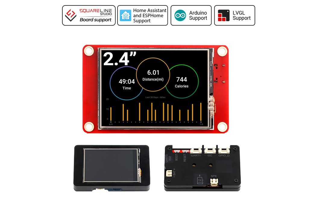 CrowPanel 2.4"-ESP32 HMI 320x240 TFT Touchscreen 1