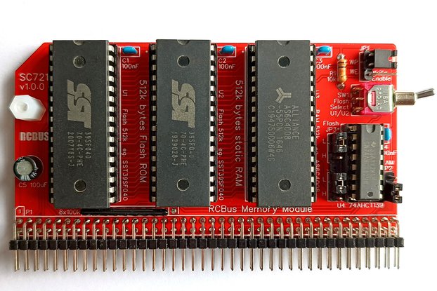 SC721 RCBus-80pin 1MB Memory Module Kit