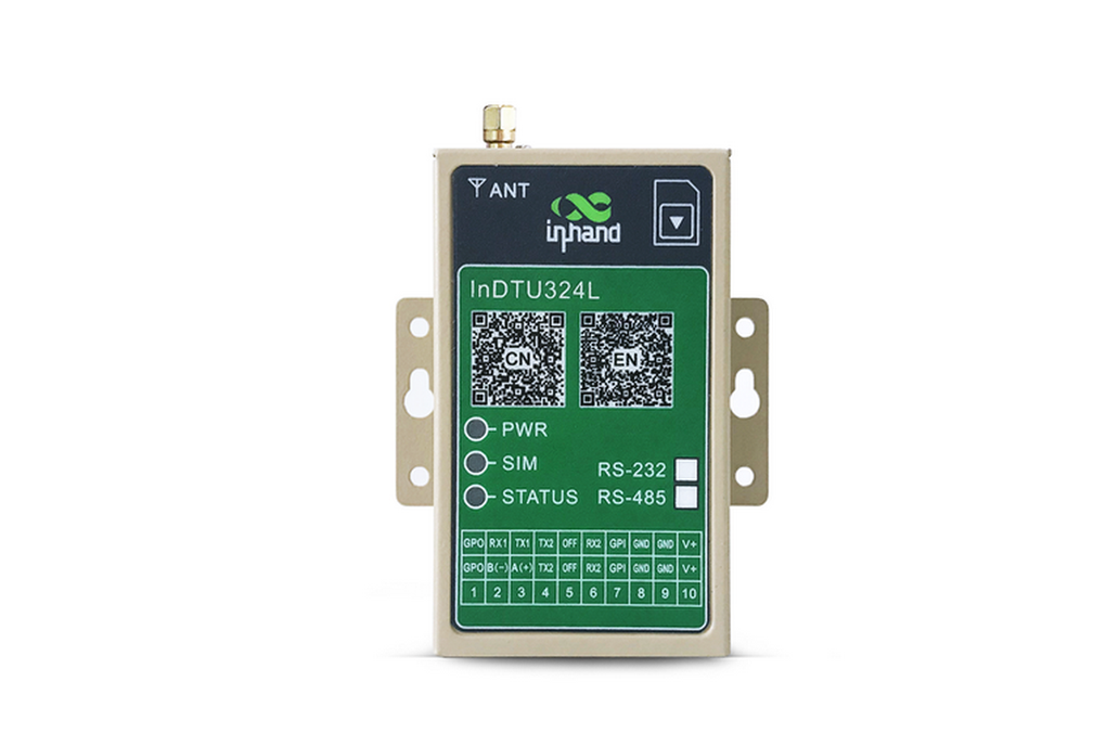 InDTU324 Industrial Serial to Cellular 4g Modem 1