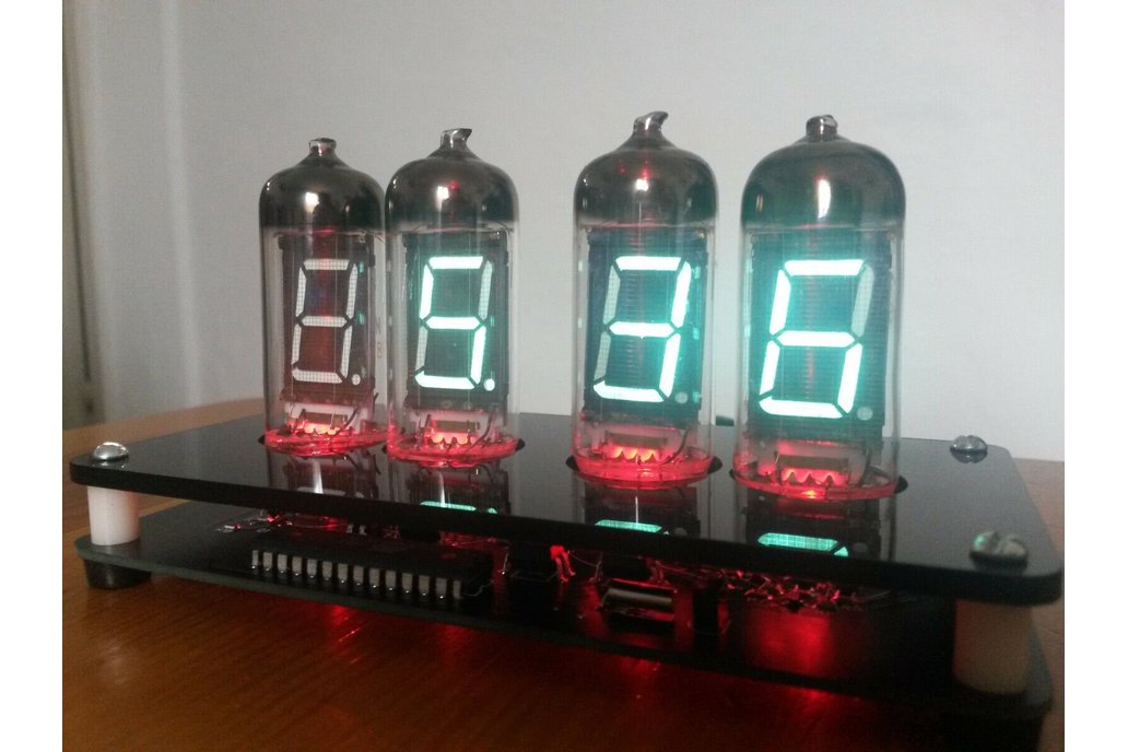 IV-11 (ИВ-11) VFD CLOCK WITH RED BACKLIGHT 1