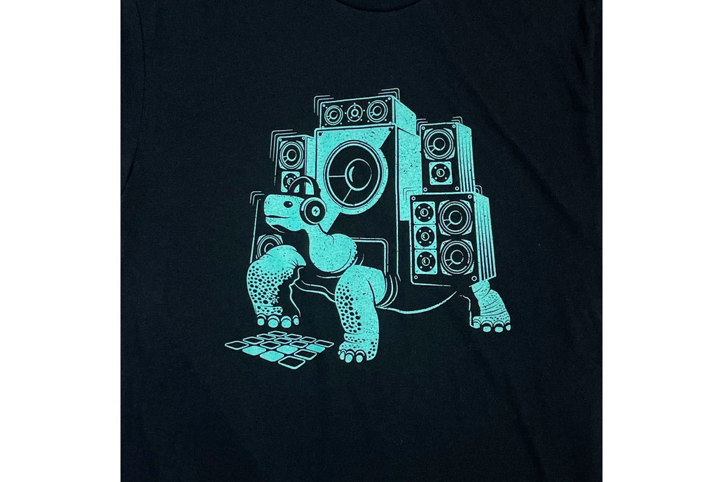 BOOM BOX TORTOISE Graphic T-shirt 1