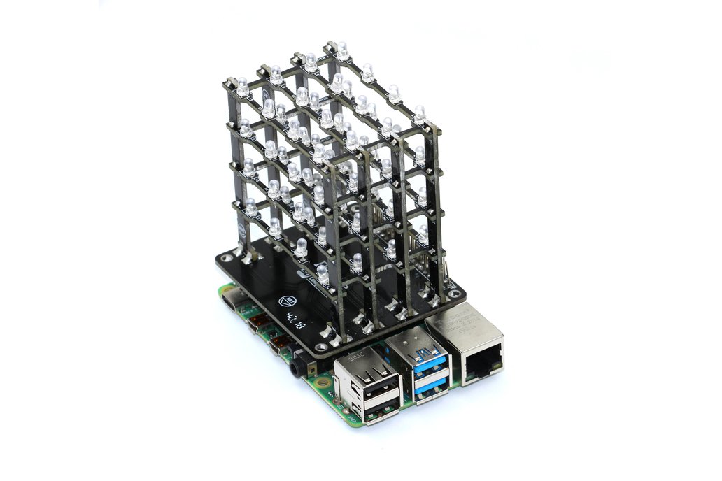 PiCube 64 LED 4x4x4 Cube Kit for Raspberry Pi 1