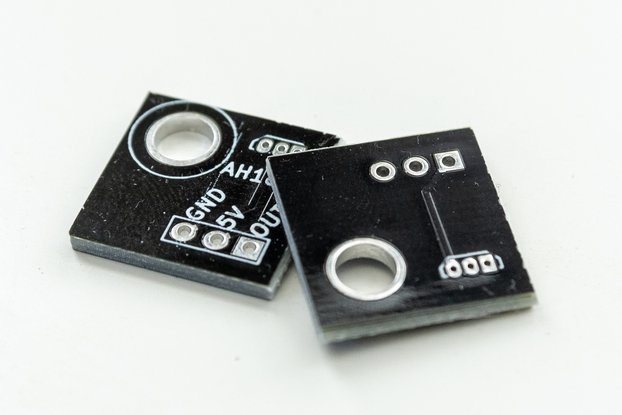 Hall Effect Breakout PCBs for Splitflap Display