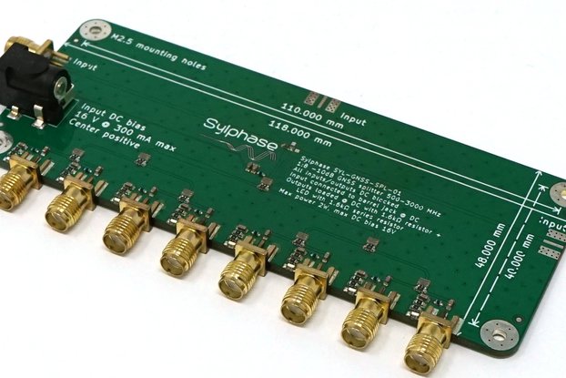 GNSS GPS 500MHz-3GHz 8-Way SMA Passive RF Splitter