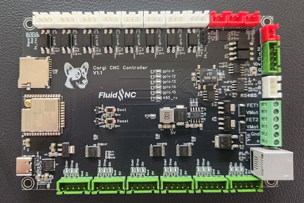 Corgi CNC Controller for ESP32 and FluidNC