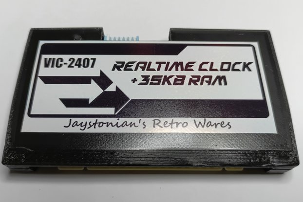 VIC-2407 RealTime Clock + 35KB expansion cartridge