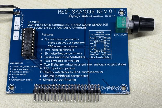 RE2-SAA1099 - Project RE:birth 2nd Sound Card