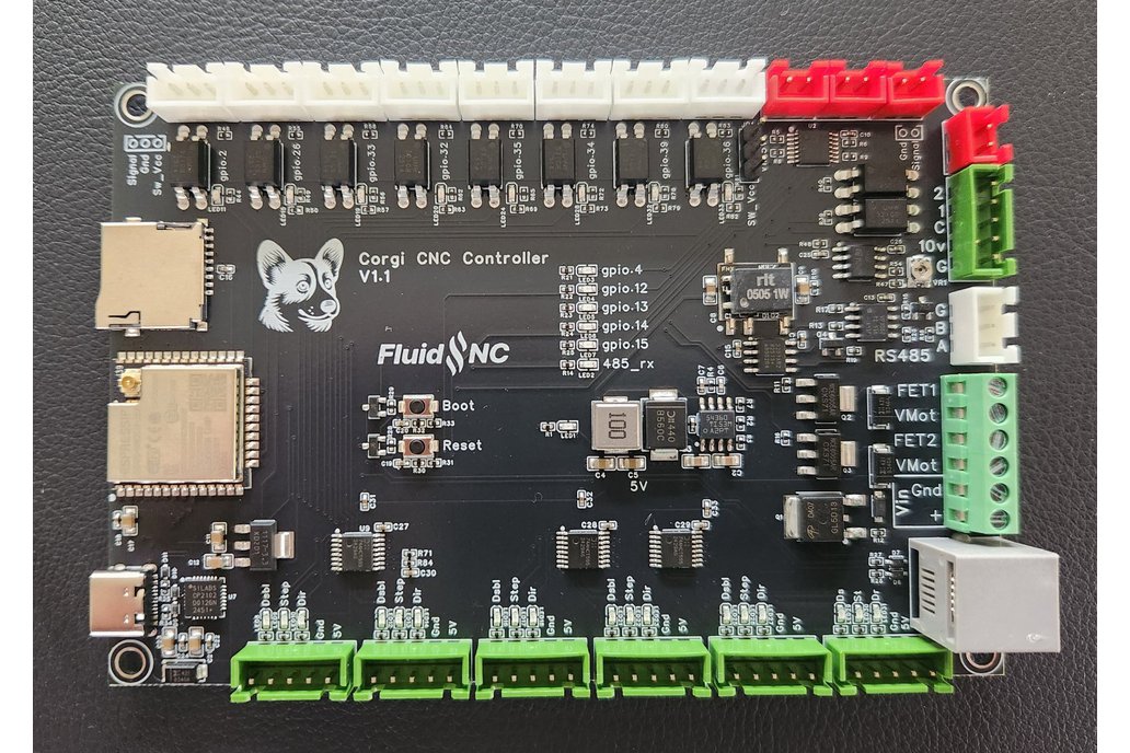 Corgi CNC Controller for ESP32 and FluidNC 1