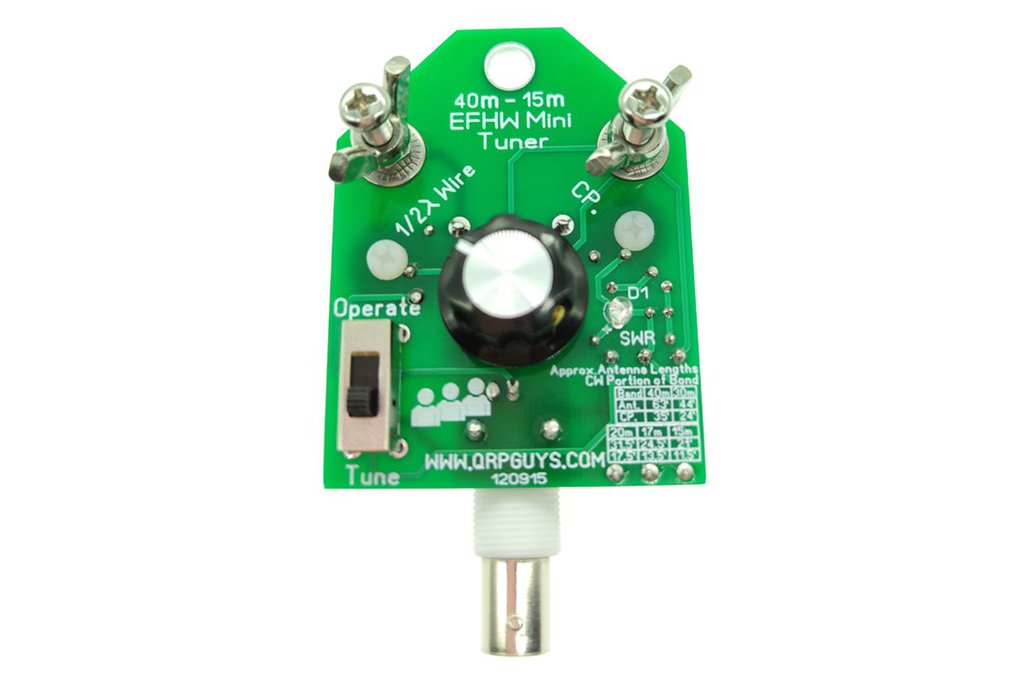 EFHW 40m-15m 5W Mini Tuner antenna DIY Kit 1