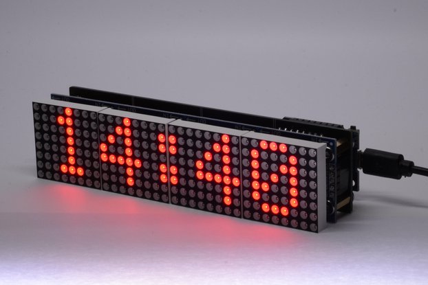 ESP8266 Led Matrix Clock DIY Kit