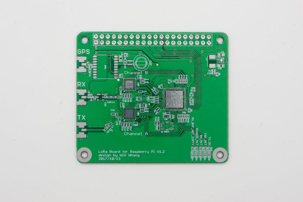 SX1308 Raspberry Pi LoRa Gateway Board - Bare PCB