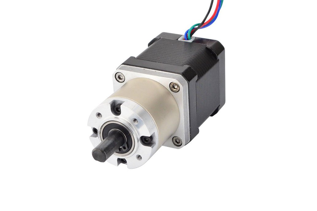Nema 17 Stepper Motor 48mm Length w/ 27:1 Gearbox 1