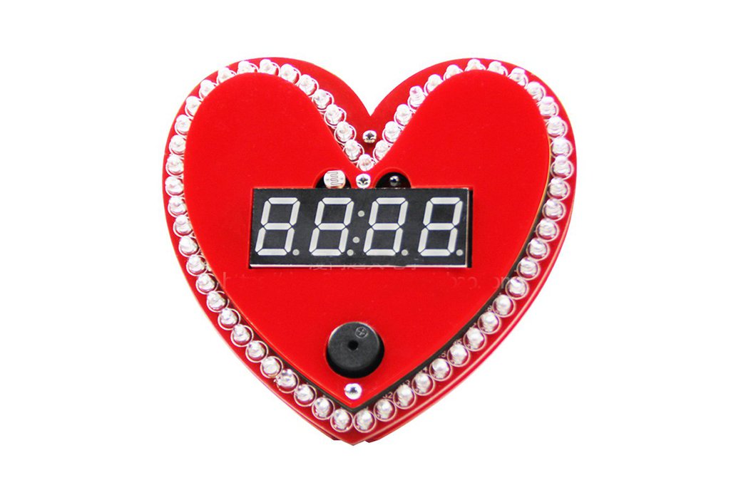 Heart shaped clock diy kit 1