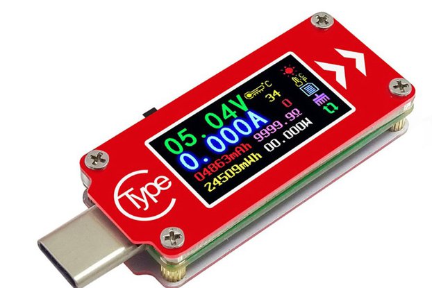 Type-C USB Voltmeter ammeter voltage current meter
