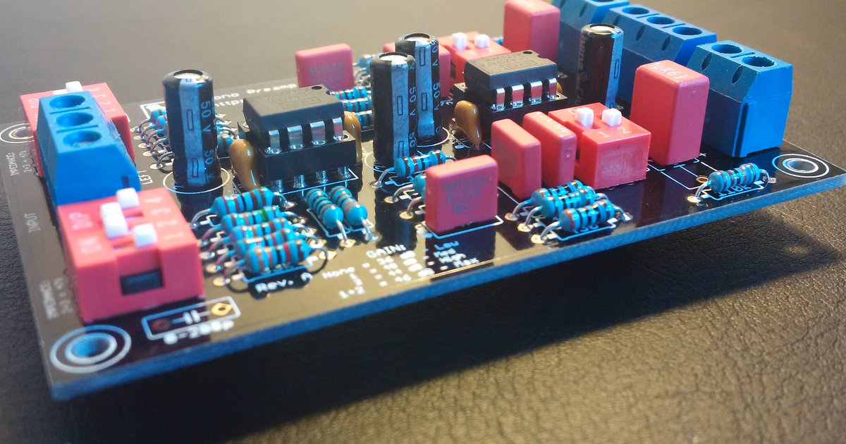 Muffsy Phono Preamp Kit from muffsy on Tindie