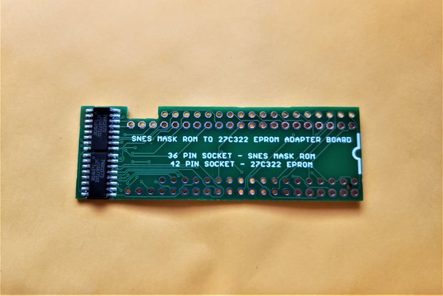 SNES to 27C322 Adapter Board
