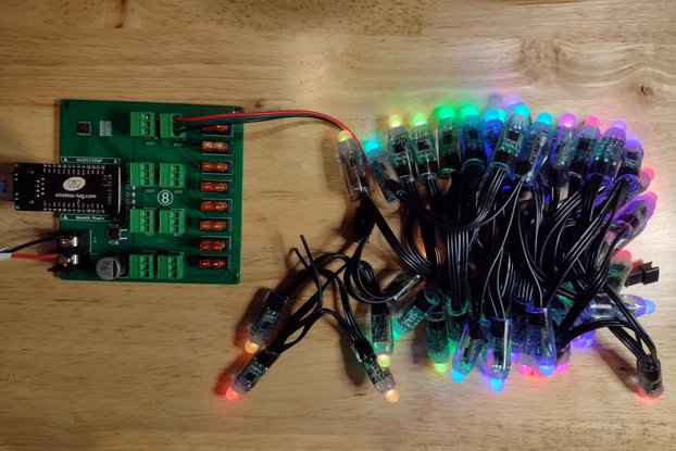 Advanced Eight Port LED Controller w/Power Distro