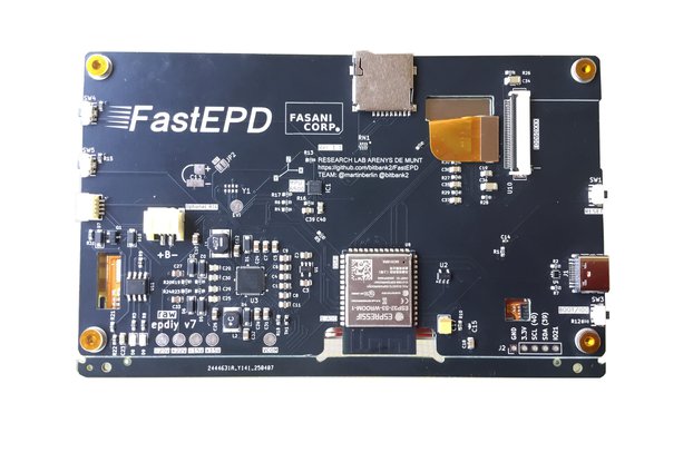 epdiy v7 raw 5.2” parallel Eink controller FastEPD